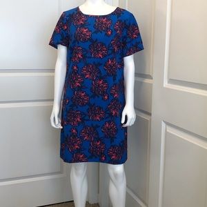 J. Crew Shift floral shift dress